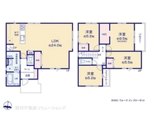 【埼玉県/川口市大字榛松】川口市大字榛松 新築一戸建て 間取り図