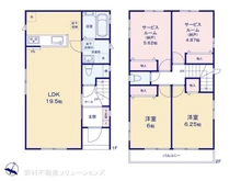 【埼玉県/川口市榛松】川口市榛松3丁目 新築一戸建て 間取り図