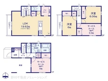 【埼玉県/川口市元郷】川口市元郷6丁目 新築一戸建て 間取り図
