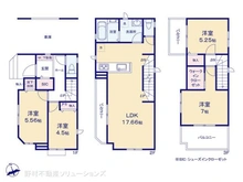 【埼玉県/川口市坂下町】川口市坂下町3丁目 新築一戸建て 間取り図