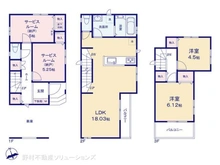【埼玉県/川口市坂下町】川口市坂下町3丁目 新築一戸建て 間取り図