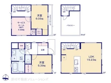 【埼玉県/川口市西川口】川口市西川口3丁目 新築一戸建て 間取り図