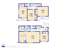 【埼玉県/川口市大字源左衛門新田】川口市大字源左衛門新田 新築一戸建て 間取り図