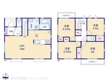 【埼玉県/川口市大字源左衛門新田】川口市大字源左衛門新田 新築一戸建て 間取り図