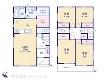 【埼玉県/川口市上青木】川口市上青木6丁目 新築一戸建て 間取り図