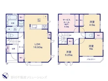 【埼玉県/川口市上青木】川口市上青木6丁目 新築一戸建て 間取り図