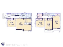 【埼玉県/川口市上青木】川口市上青木6丁目 新築一戸建て 間取り図