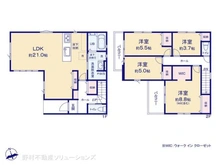 【埼玉県/川口市大字安行領根岸】川口市大字安行領根岸 新築一戸建て 間取り図