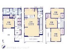 【埼玉県/川口市元郷】川口市元郷4丁目 新築一戸建て 間取り図