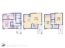 【埼玉県/川口市芝西】川口市芝西1丁目 新築一戸建て 間取り図
