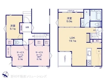 【埼玉県/川口市鳩ヶ谷本町】川口市鳩ヶ谷本町4丁目 新築一戸建て 間取り図