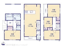 【埼玉県/川口市青木】川口市青木2丁目 新築一戸建て 間取り図