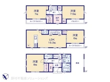 【埼玉県/川口市朝日】川口市朝日6丁目 新築一戸建て 間取り図