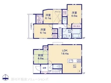 【埼玉県/川口市大字芝】川口市大字芝 新築一戸建て 間取り図