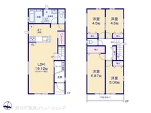 【埼玉県/川口市青木】川口市青木3丁目 新築一戸建て 間取り図