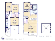【埼玉県/川口市三ツ和】川口市三ツ和3丁目 新築一戸建て 間取り図