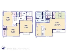 【埼玉県/川口市在家町】川口市在家町 新築一戸建て 間取り図