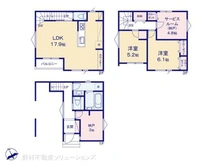 【埼玉県/戸田市喜沢】戸田市喜沢1丁目 新築一戸建て 間取り図