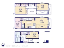 【埼玉県/戸田市喜沢】戸田市喜沢1丁目 新築一戸建て 間取り図