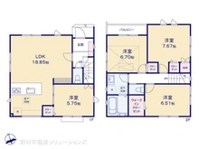 【埼玉県/川口市大字小谷場】川口市大字小谷場 新築一戸建て 間取り図