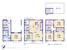 【埼玉県/川口市末広】川口市末広3丁目 新築一戸建て 間取り図