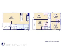 【埼玉県/川口市大字安行原】川口市大字安行原 新築一戸建て 間取り図