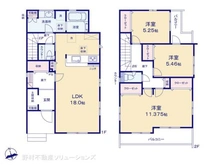 【埼玉県/川口市大字木曽呂】川口市大字木曽呂 新築一戸建て 間取り図