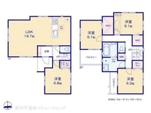 【埼玉県/川口市元郷】川口市元郷3丁目 新築一戸建て 間取り図