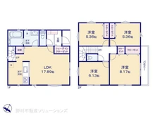 【埼玉県/川口市桜町】川口市桜町5丁目 新築一戸建て 間取り図