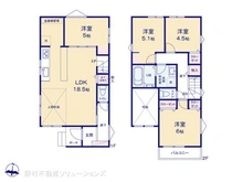 【埼玉県/川口市大字差間】川口市大字差間 新築一戸建て 間取り図