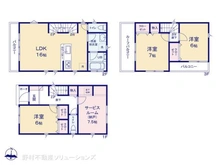 【埼玉県/川口市南前川】川口市南前川2丁目 新築一戸建て 間取り図