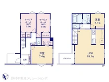 【埼玉県/川口市大字道合】川口市大字道合 新築一戸建て 間取り図