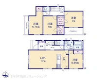 【埼玉県/川口市芝中田】川口市芝中田2丁目 新築一戸建て 間取り図