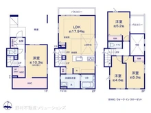 【埼玉県/川口市朝日】川口市朝日2丁目 新築一戸建て 間取り図