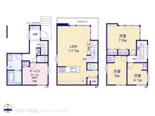 【埼玉県/川口市北原台】川口市北原台1丁目 新築一戸建て 間取り図