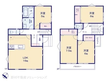 【埼玉県/川口市大字石神】川口市大字石神 新築一戸建て 間取り図
