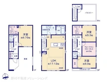 【埼玉県/川口市飯塚】川口市飯塚1丁目 新築一戸建て 間取り図