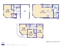 【埼玉県/川口市前川】川口市前川3丁目 新築一戸建て 間取り図