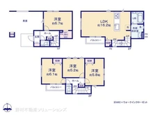 【埼玉県/川口市前川】川口市前川3丁目 新築一戸建て 間取り図