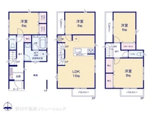 【埼玉県/川口市元郷】川口市元郷6丁目 新築一戸建て 間取り図