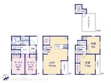 【埼玉県/川口市芝塚原】川口市芝塚原2丁目 新築一戸建て 間取り図