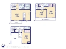 【埼玉県/川口市朝日】川口市朝日1丁目 新築一戸建て 間取り図
