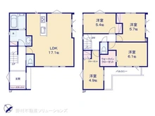 【埼玉県/川口市大字芝】川口市大字芝 新築一戸建て 間取り図