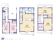 【埼玉県/川口市赤井】川口市赤井4丁目 新築一戸建て 間取り図