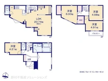 【埼玉県/川口市川口】川口市川口5丁目 新築一戸建て 間取り図