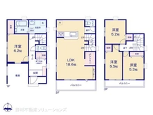【埼玉県/川口市西川口】川口市西川口2丁目 新築一戸建て 間取り図
