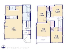 【埼玉県/川口市大字芝】川口市大字芝 新築一戸建て 間取り図