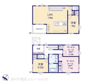 【埼玉県/川口市朝日】川口市朝日4丁目 新築一戸建て 間取り図