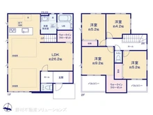 【埼玉県/川口市差間】川口市差間2丁目 新築一戸建て 間取り図