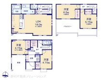 【埼玉県/川口市前川】川口市前川1丁目 新築一戸建て 間取り図